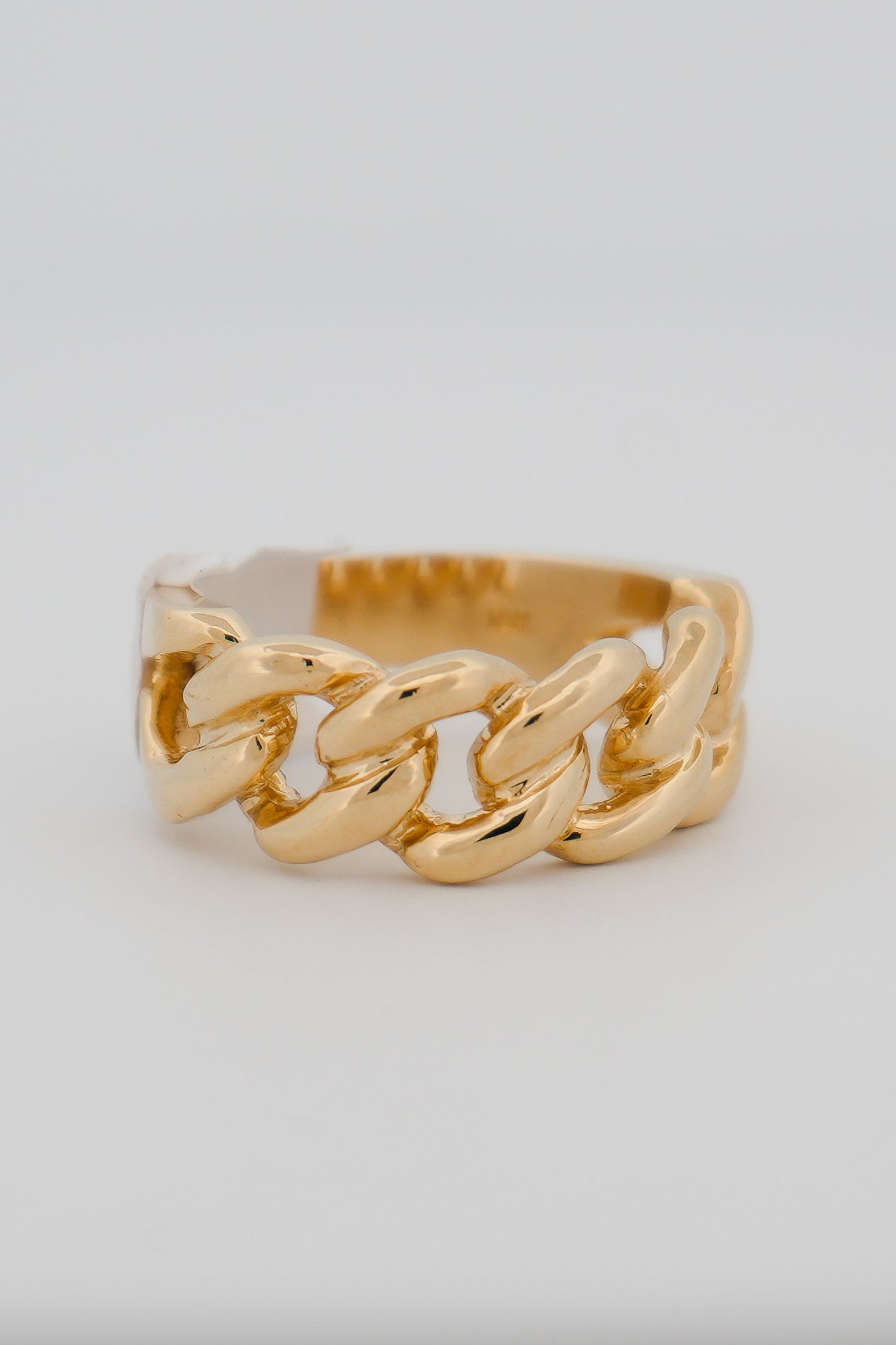 10k Gold Cuban Ring