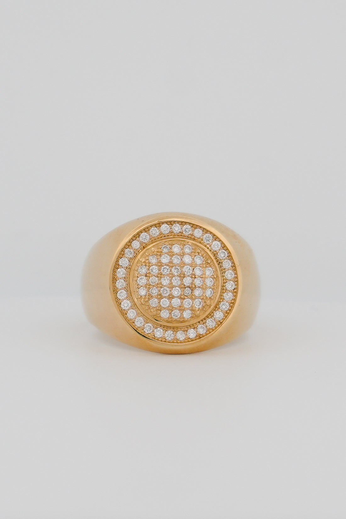 10k Gold 0.50ct Circle Diamond Ring