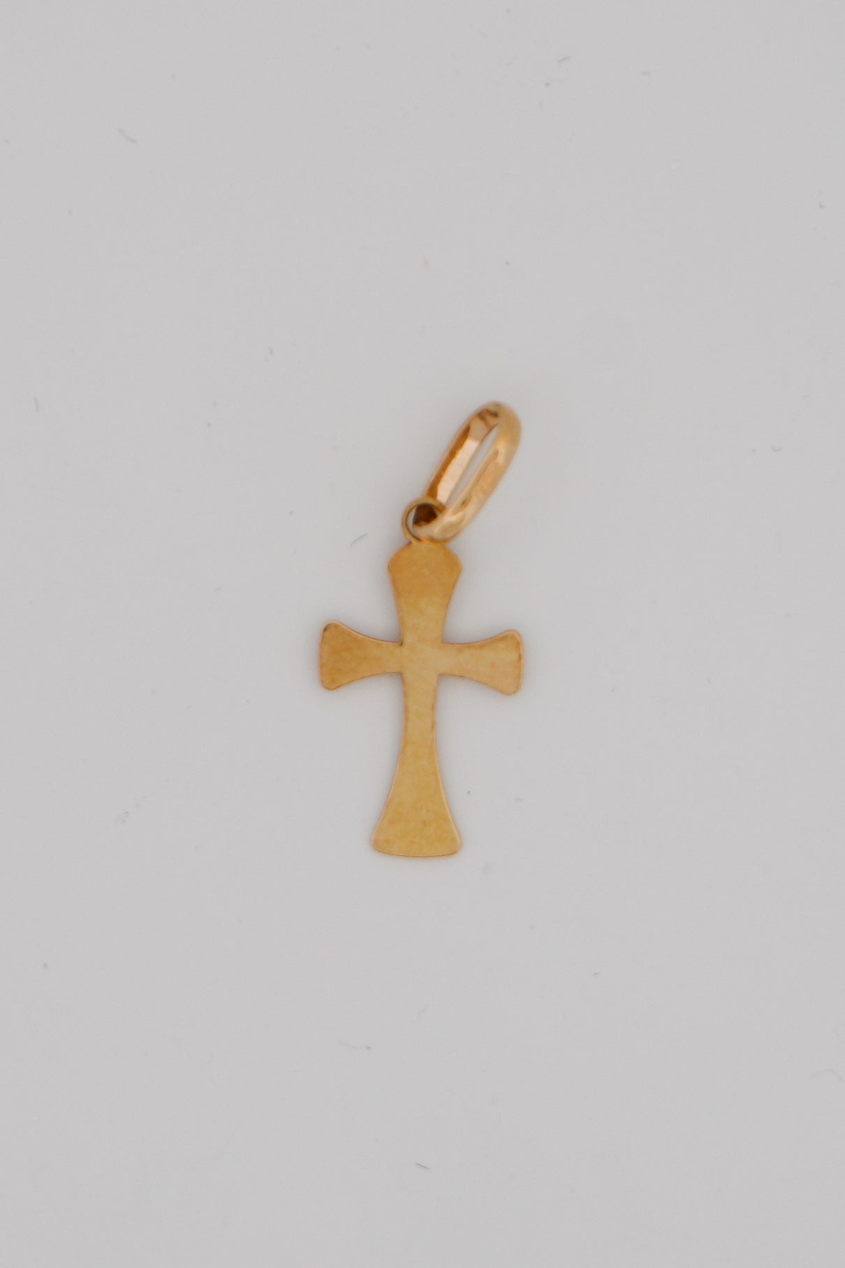 10k Gold Small Cross Pendant