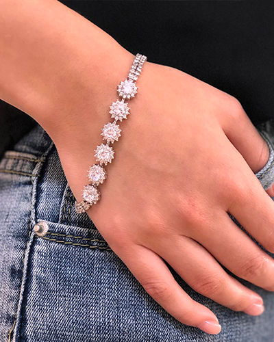 Custom Women's Diamond Bracelet by Giovi Customs in Guelph Ontario