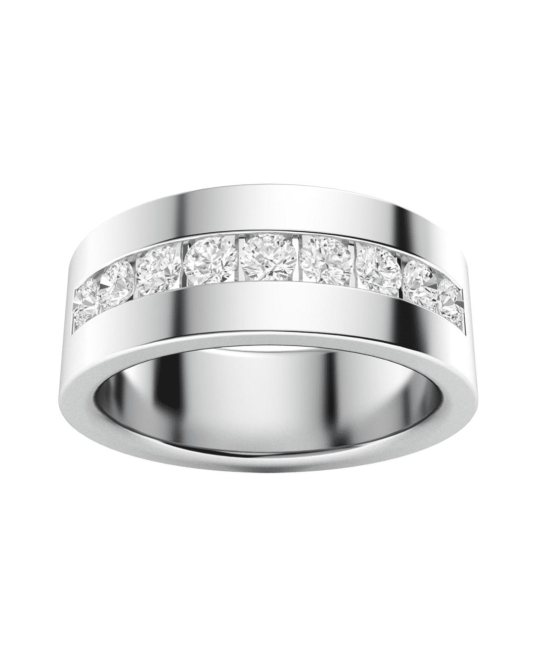 Handcrafted wedding bands for him in Guelph by Giovi Customs featuring gold and diamond designs for lasting quality and style.