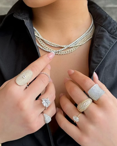 Custom Women's Diamond Bracelet by Giovi Customs in Guelph Ontario