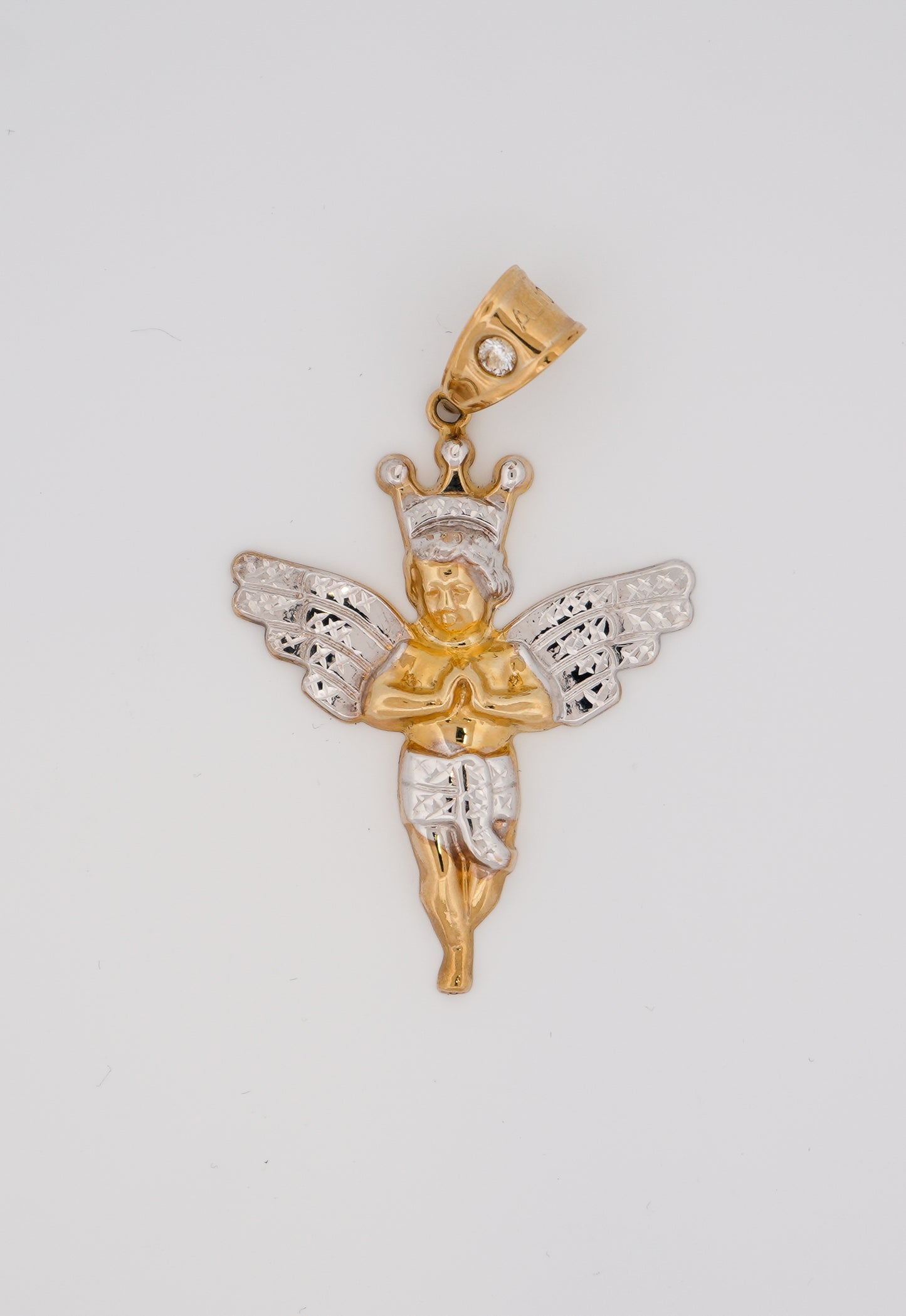 10k Gold Angel Pendant