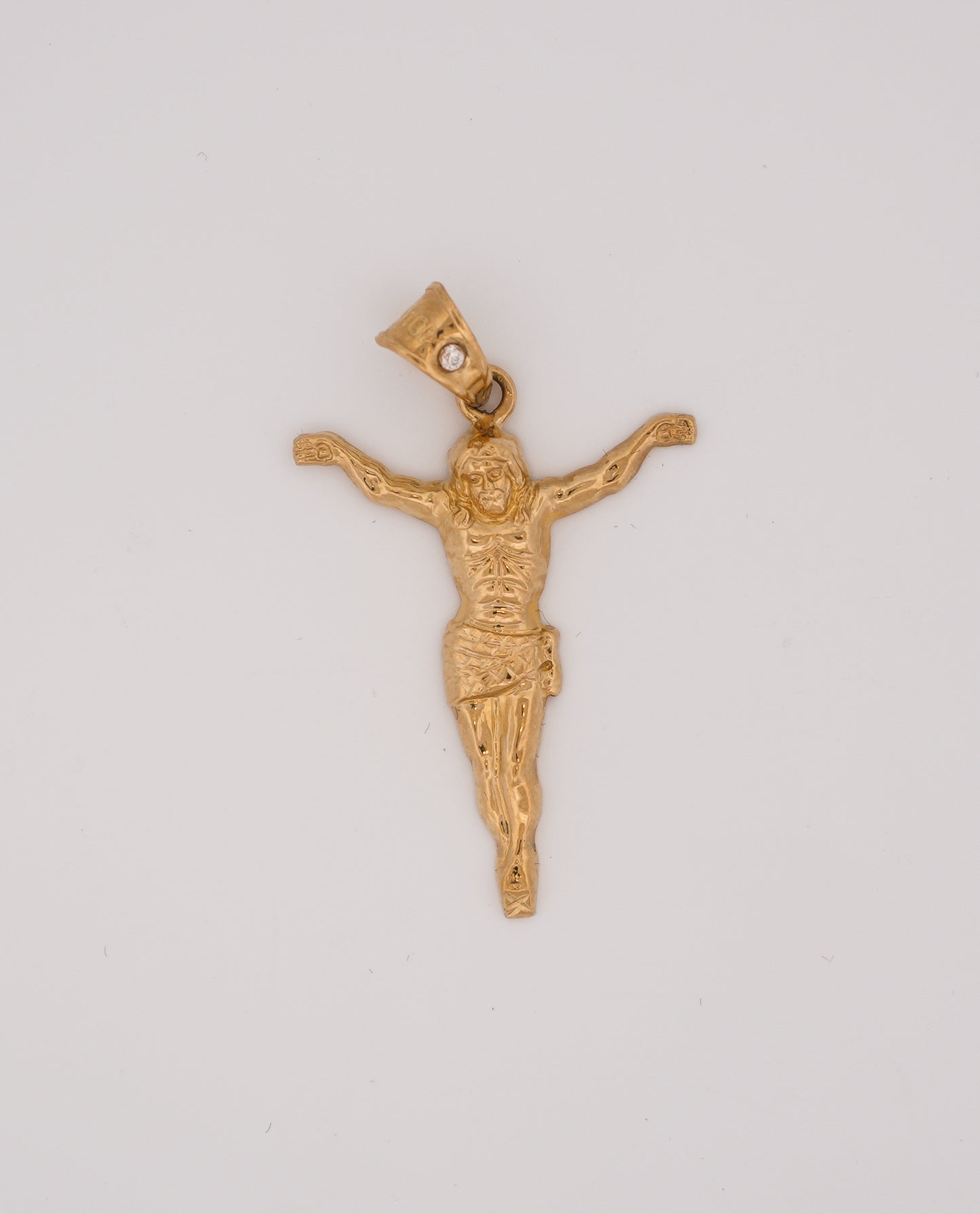 10k Gold Small Jesus Pendant