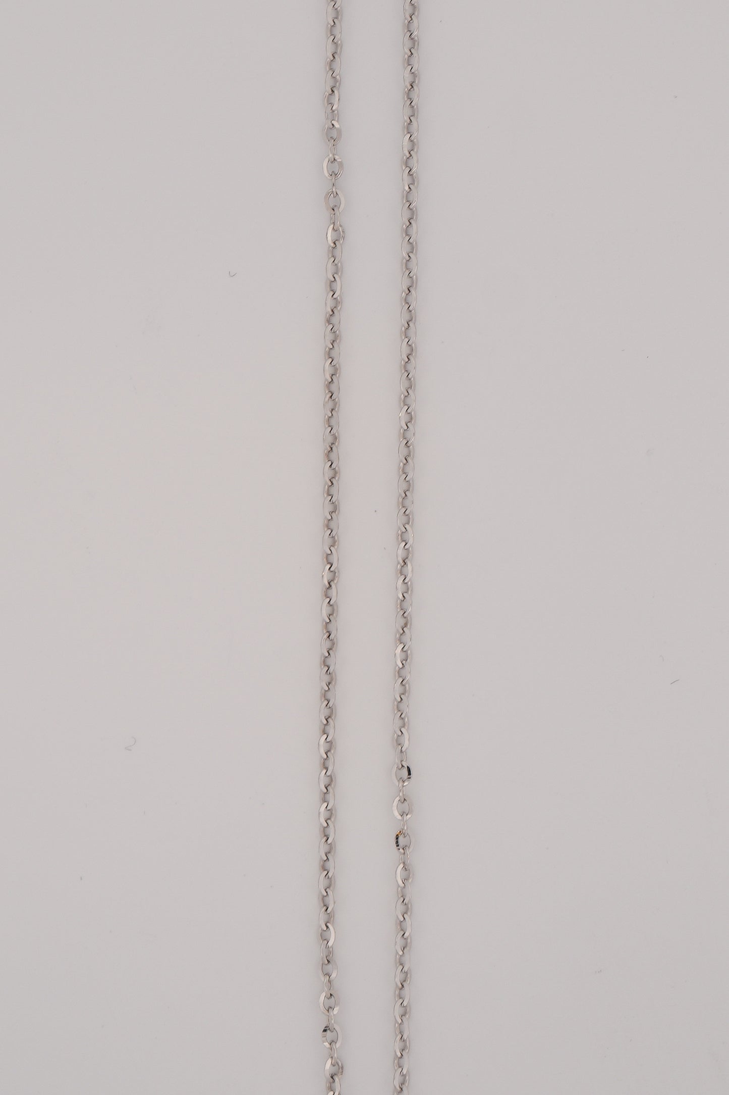 10k White Gold Chain Link Necklaces