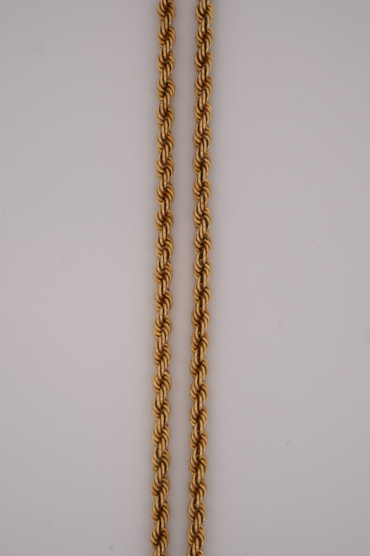 10k Gold 3mm Rope Chains