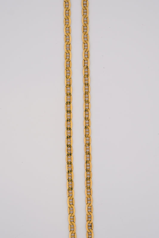 10k Gold 3mm Gucci/Mariner Chains